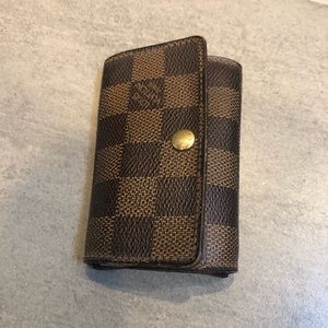 Louis Vuitton Damier Ebene 6 Key & card holder